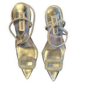 Steve Madden Vienna Pumps featuring a clear upper pointed toe womens size 7